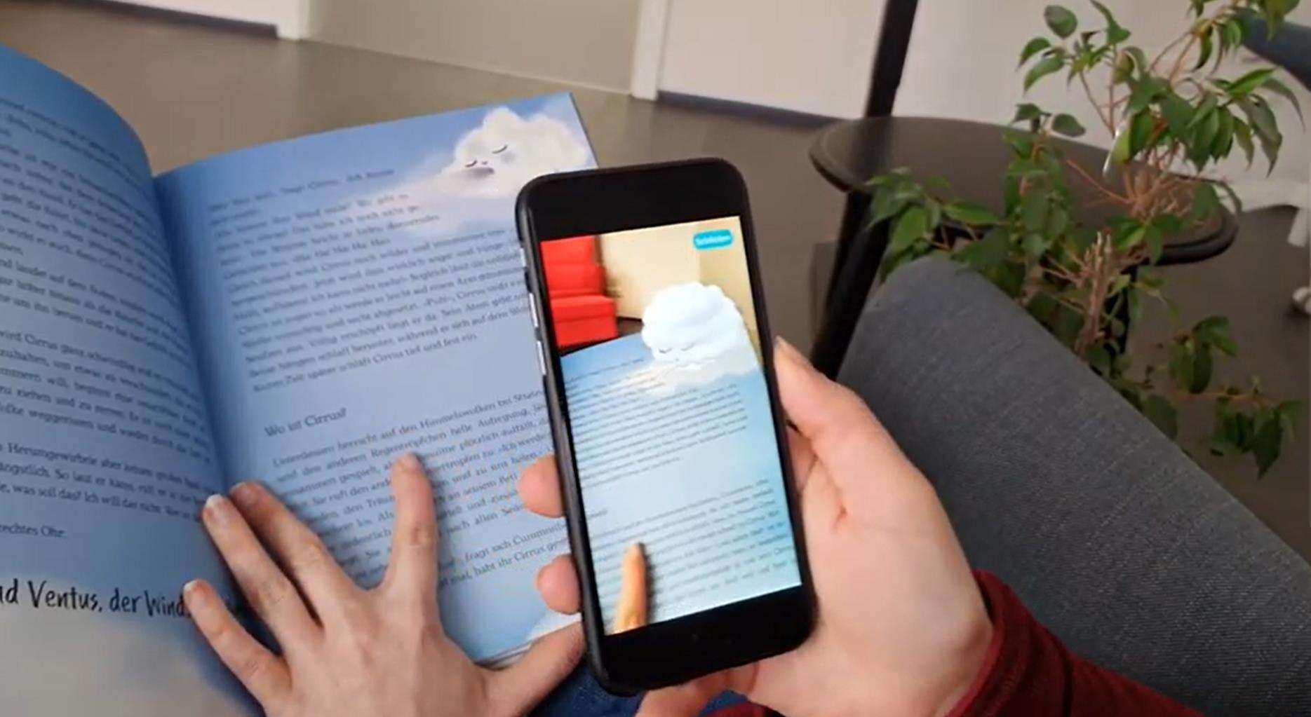 Die Kids wird es freuen - 3D Kinderbuch "Regentröpfchens Reise" virtueller Spaß dank App aus Jena