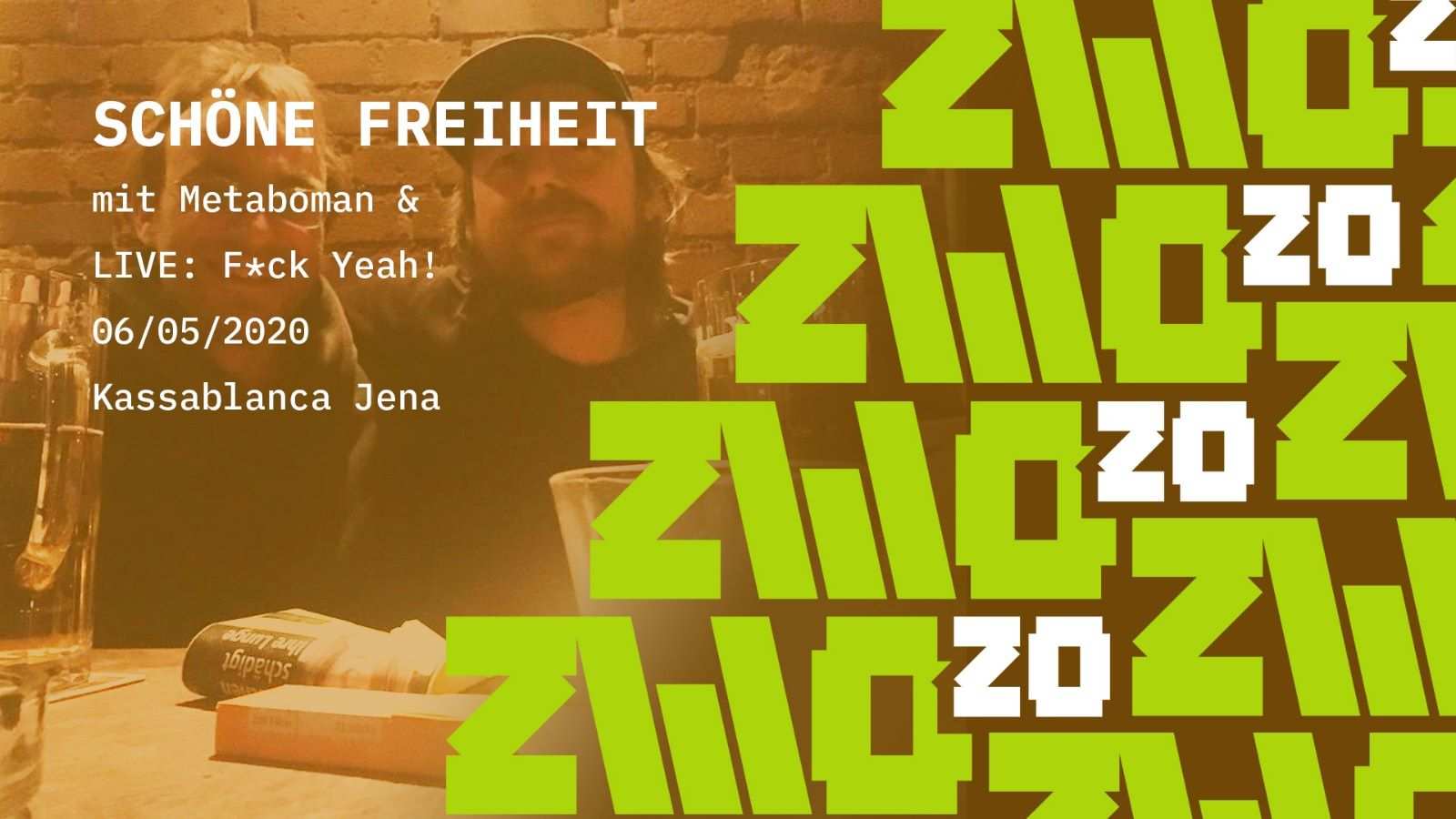 Schöne Freiheit im Stream auf www.ZWO20.live