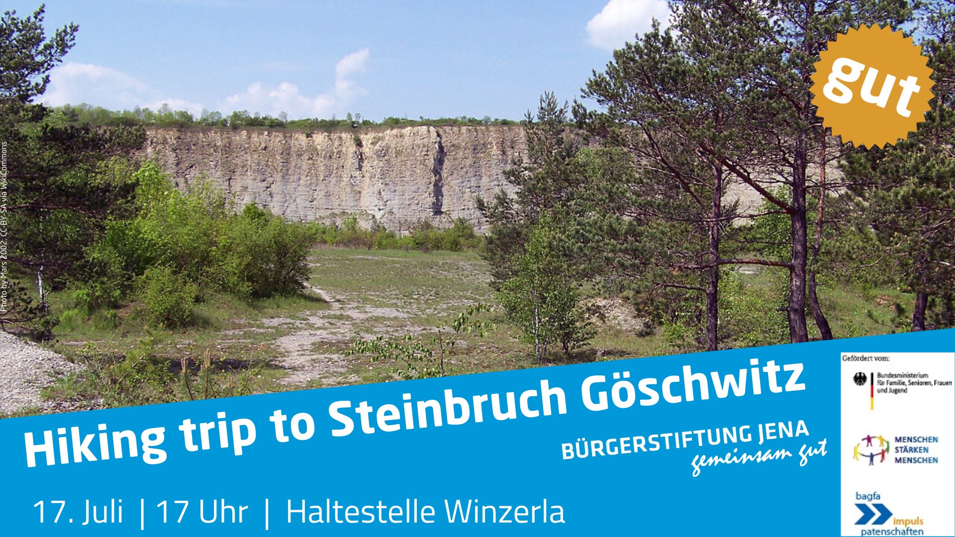 Hiking trip to Steinbruch Göschwitz