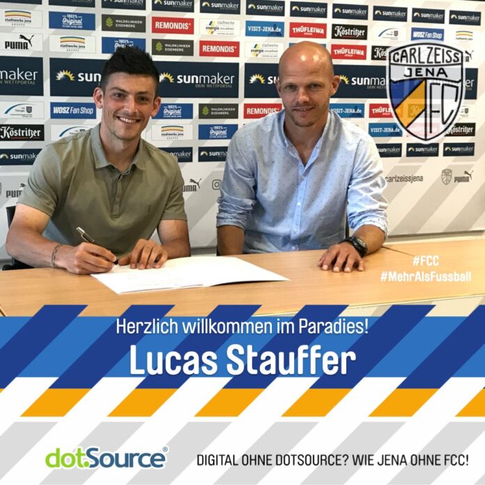Lucas Stauffer verstärkt den FC Carl Zeiss Jena