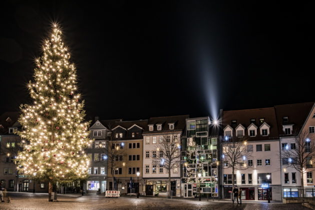 Jena, vorweihnachtlich betrachtet im Dezember 2020