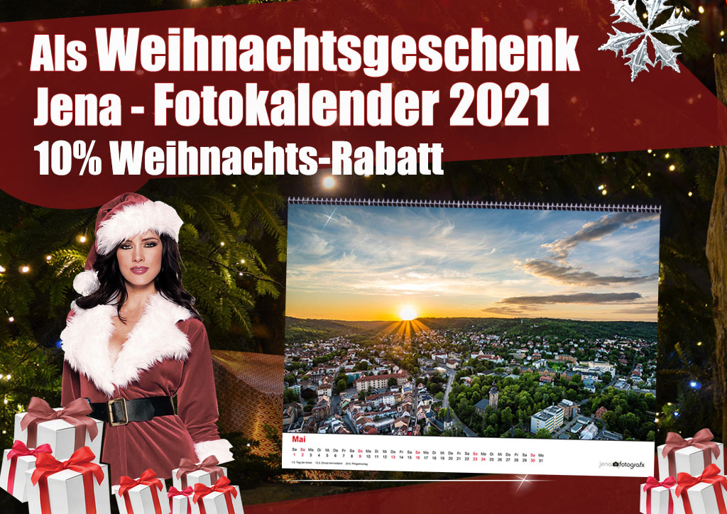 Jena Wandkalender 2021 DIN A2 ► Weihnachts-Gutschein sichern