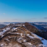Die Leuchtenburg, winterliche Sichtweisen in Thürigen im Januar 2021
