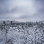 Schnee in Jena. Winterliche Perspektiven.