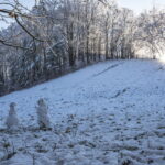 Die Leuchtenburg, winterliche Sichtweisen in Thürigen im Januar 2021