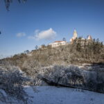 Die Leuchtenburg, winterliche Sichtweisen in Thürigen im Januar 2021
