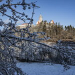 Die Leuchtenburg, winterliche Sichtweisen in Thürigen im Januar 2021