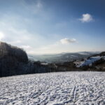 Die Leuchtenburg, winterliche Sichtweisen in Thürigen im Januar 2021