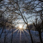 Die Leuchtenburg, winterliche Sichtweisen in Thürigen im Januar 2021
