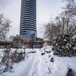 Winter extrem im Fabruar. Jena versinkt im Schnee.