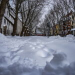 Winter extrem im Fabruar. Jena versinkt im Schnee.