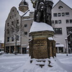 Winter extrem im Fabruar. Jena versinkt im Schnee.