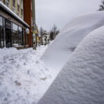 Winter extrem im Fabruar. Jena versinkt im Schnee.