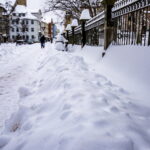 Winter extrem im Fabruar. Jena versinkt im Schnee.