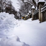 Winter extrem im Fabruar. Jena versinkt im Schnee.