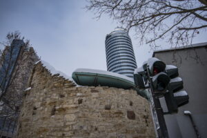 Winter extrem im Fabruar. Jena versinkt im Schnee.