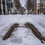 Winter extrem im Fabruar. Jena versinkt im Schnee.