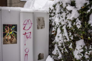 Winter extrem im Fabruar. Jena versinkt im Schnee.