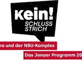 KEIN SCHLUSSSTRICH! Jena und der NSU-Komplex – Vorstellung des Jenaer Programms