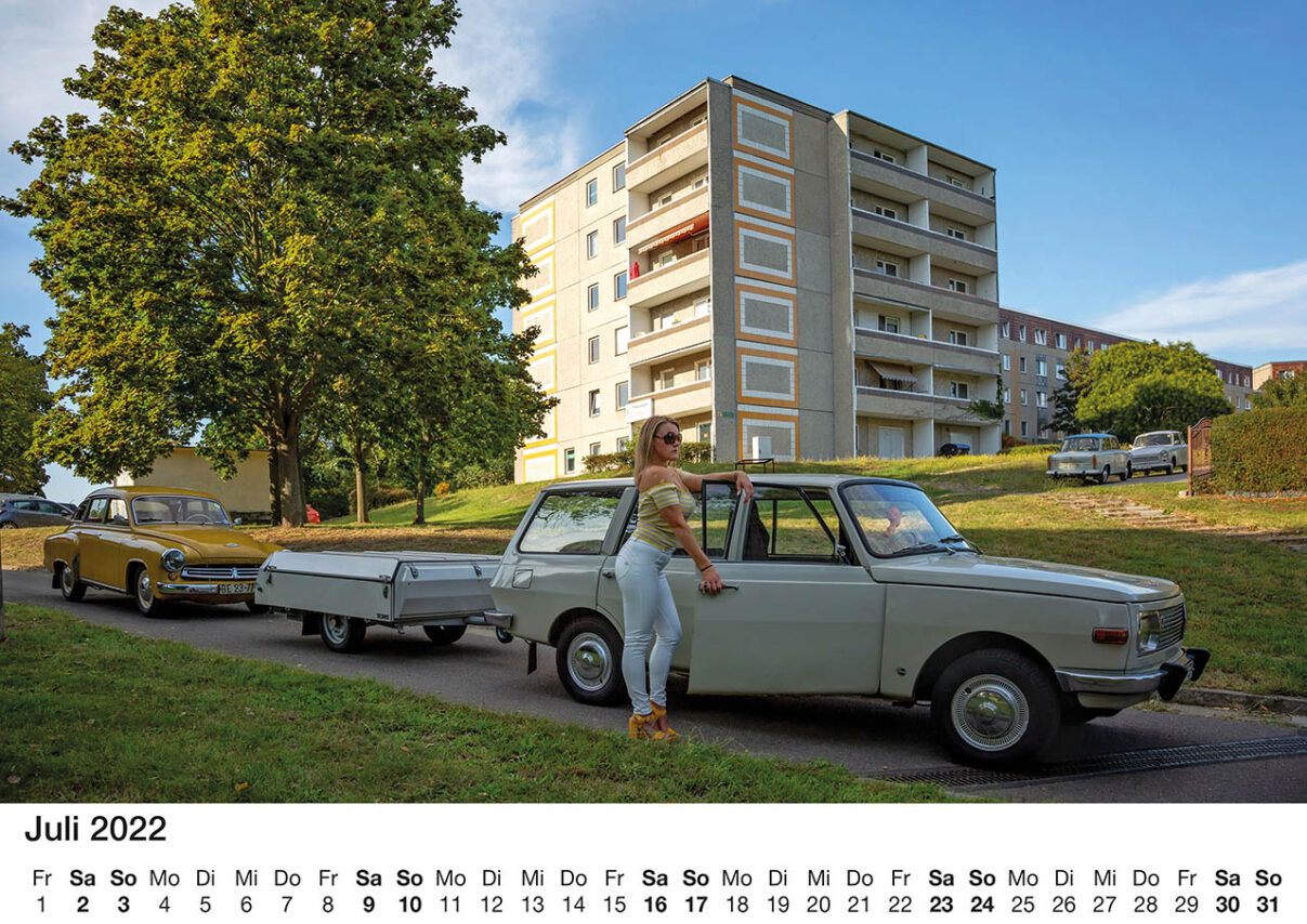 Wartburgkalender 2022- Fotoshooting in Eisenhüttenstadt, Foto: WartburgKultur