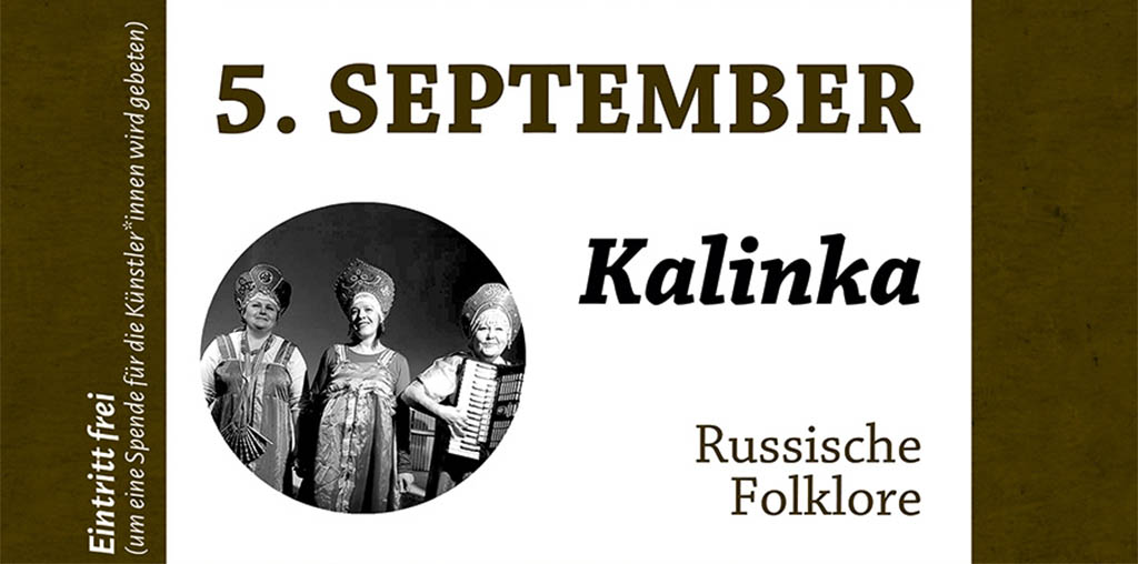 Folk Club: Kalinka (Gfx. Kusbus Jena)
