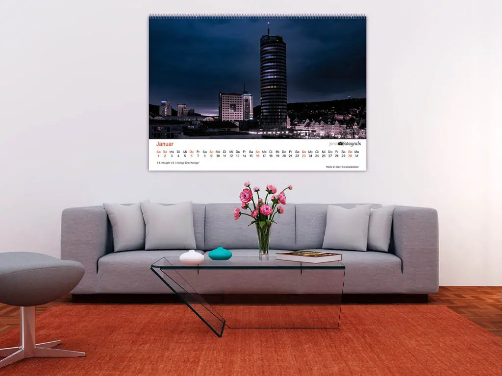 Jena Foto Wandkalender 2022 DIN A3
