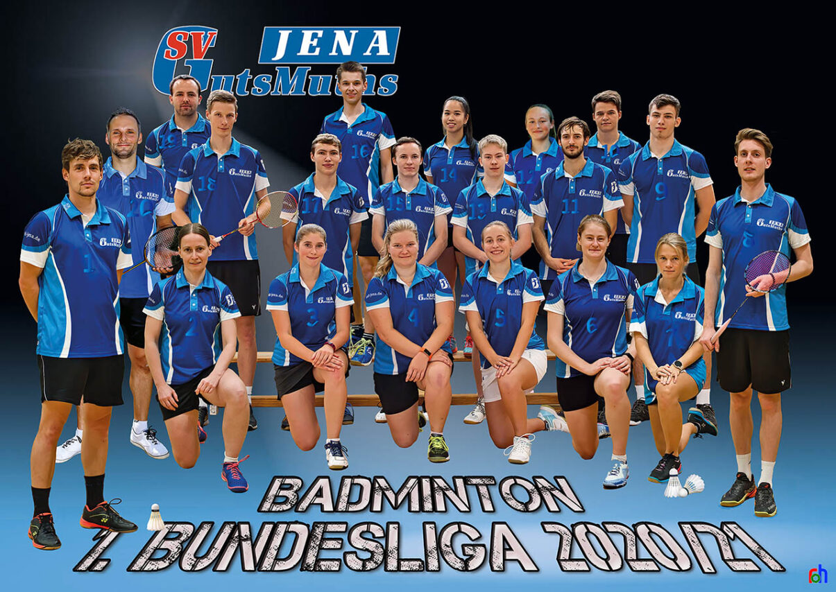 Das Badminton Team des SV GutsMuths Jena, Foto: Ralf Heller