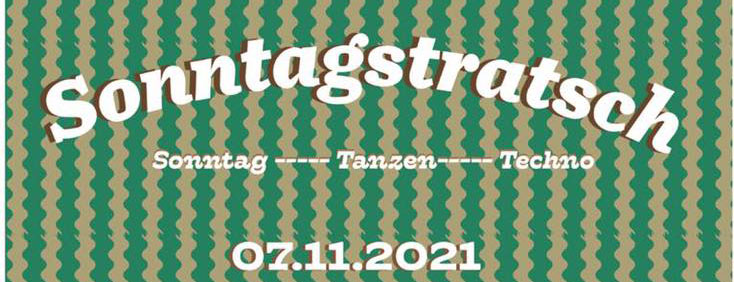 Sonntagstratsch am 07. November im Café Wagner, Grafikflyer Café Wagner
