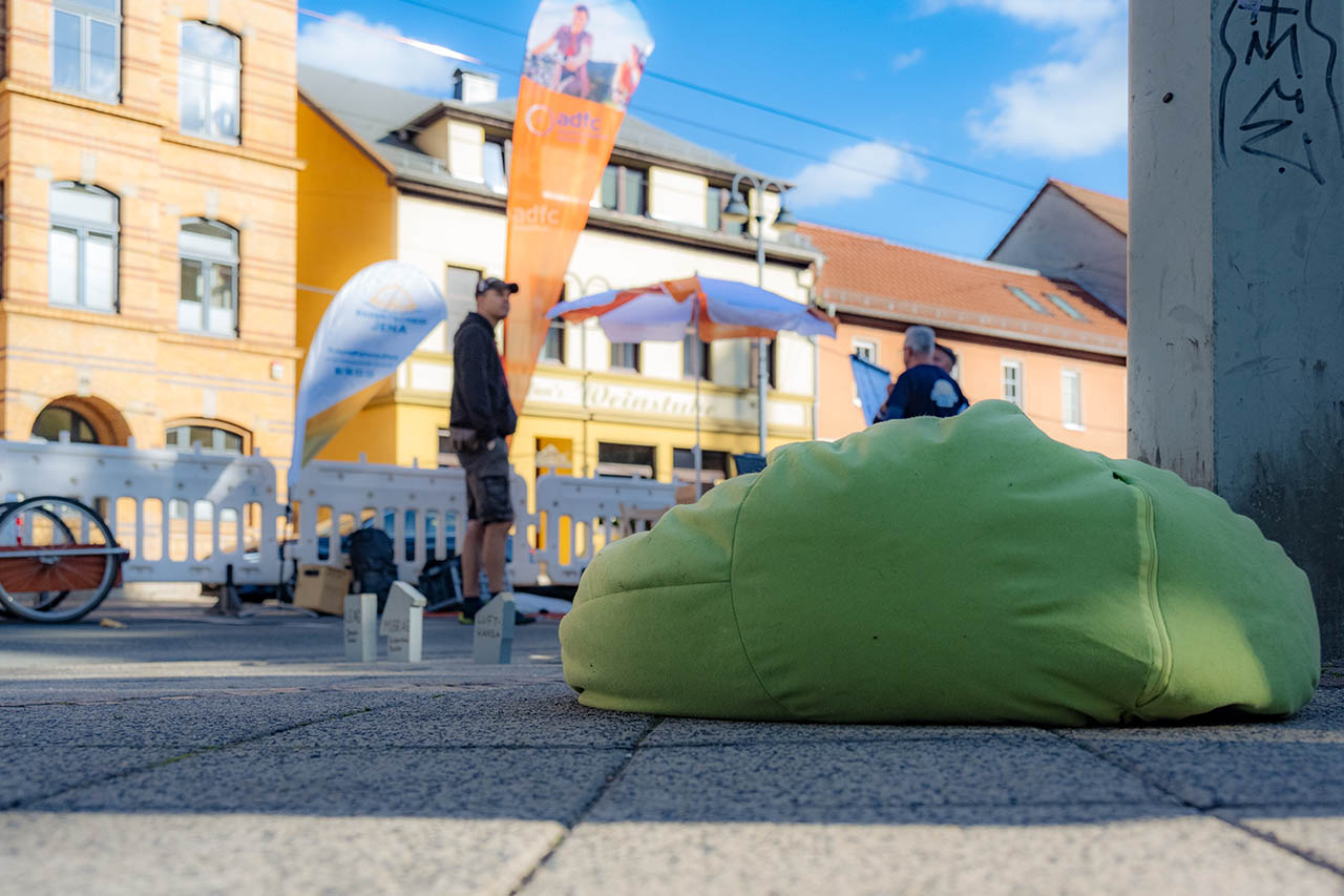 Platz und Freiraum in Jena, Parking Day. Foto: Frank Liebold // Jenafotografx