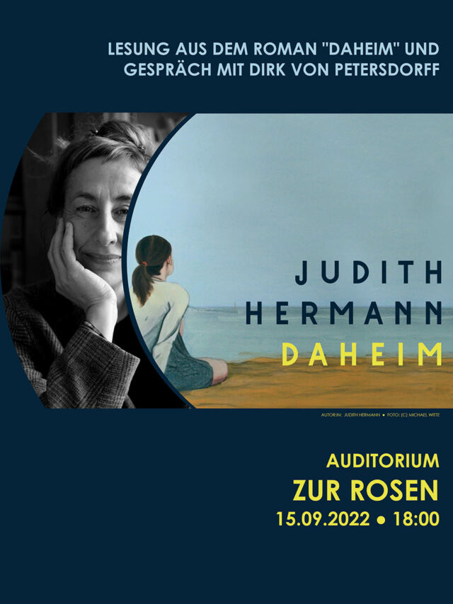 Judith Hermann, Plakat // Jenaer Kunstverein