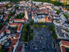 Blick auf das Jenaer Stadtzentrum, Foto: Frank Liebold, Jenafotografx