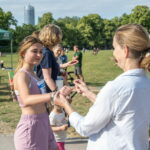 Bei strahlendem Sommerwetter - 8. Jenaer Stifterlauf am gestrigen Mittwoch im Jenaer Paradies .. 300 Läufer:innen aus 40 Nationen. Foto: Frank Liebold, Jenafotografx