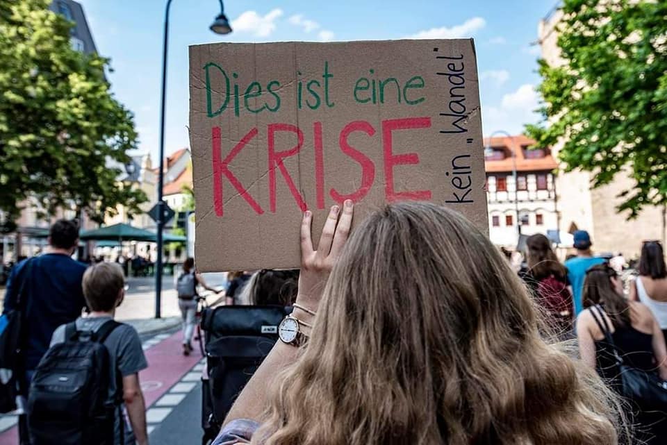 Fridays for Future Jena wird sich am 15.09. mit einer Demonstration am globalen Aktionstag unter dem Motto #EndFossilFuels der Klimabewegung beteiligen. Foto: Frank Liebold, Jenafotografx (Archiv)