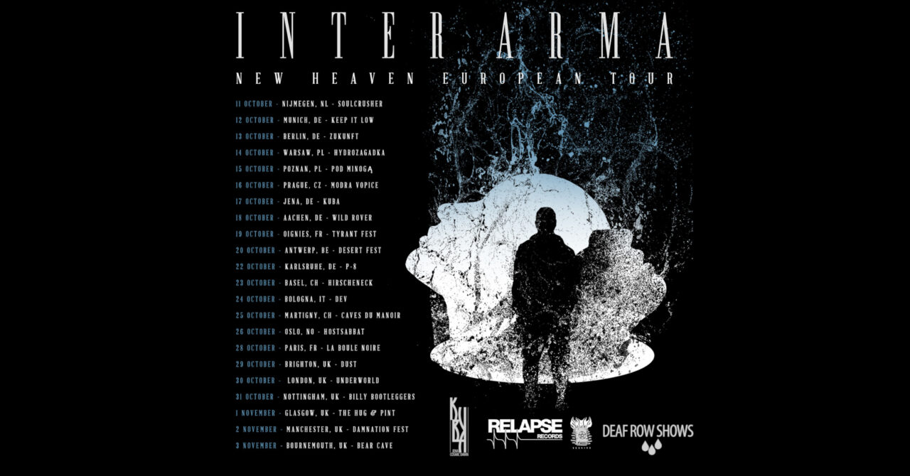 INTER ARMA ist ein Quintett aus Roanoke, Virginia, das viele Metal-Subgenres, darunter Doom, Prog, Post-Metal, Sludge und Stoner, mit beeindruckender Originalität kreuzt und verbindet