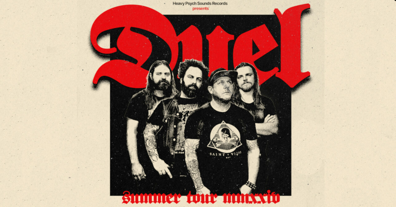 US-amerikanische Stoner Metal Band Duel im KulturBahnhof Jena