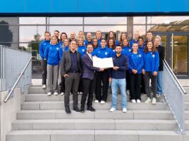 FCC Frauenmannschaft mit Eintrag ins Goldene Buch der Stadt Jena, Foto: Stadt Jena