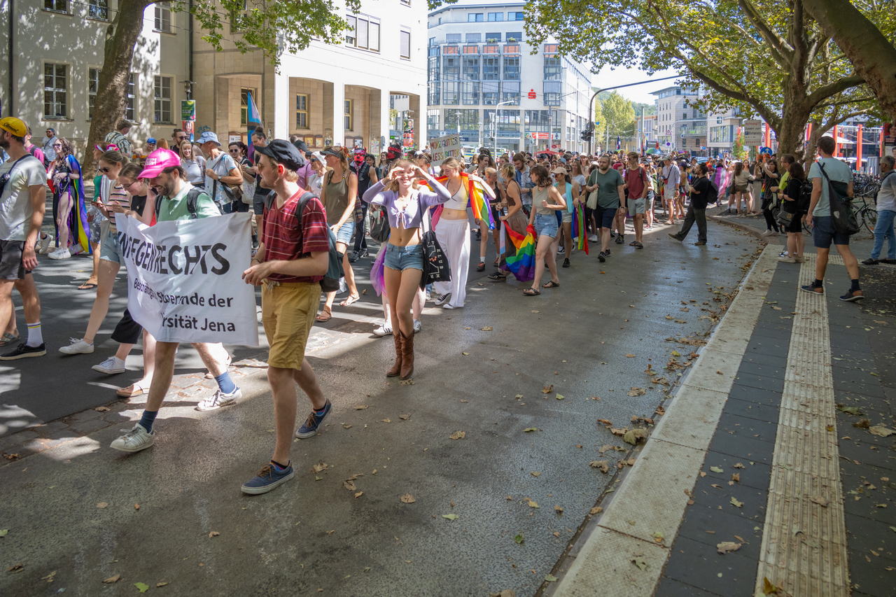 Bunt, schrill und politisch – der CSD in Jena, Foto: Frank Liebold, Jenafotografx
