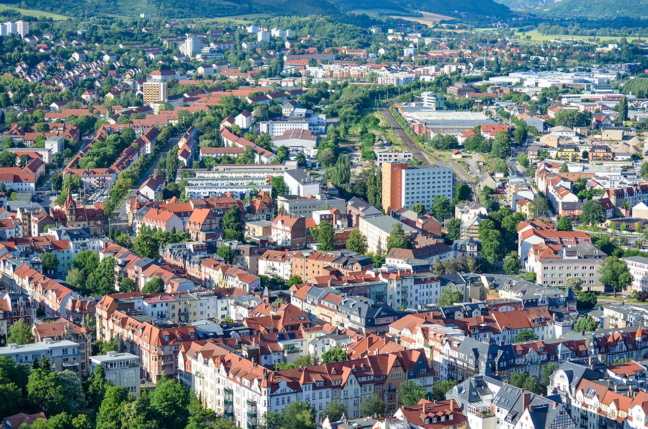 Blick auf Jena-Nord. Foto: Frank Liebold, Jenafotografx (Archiv)