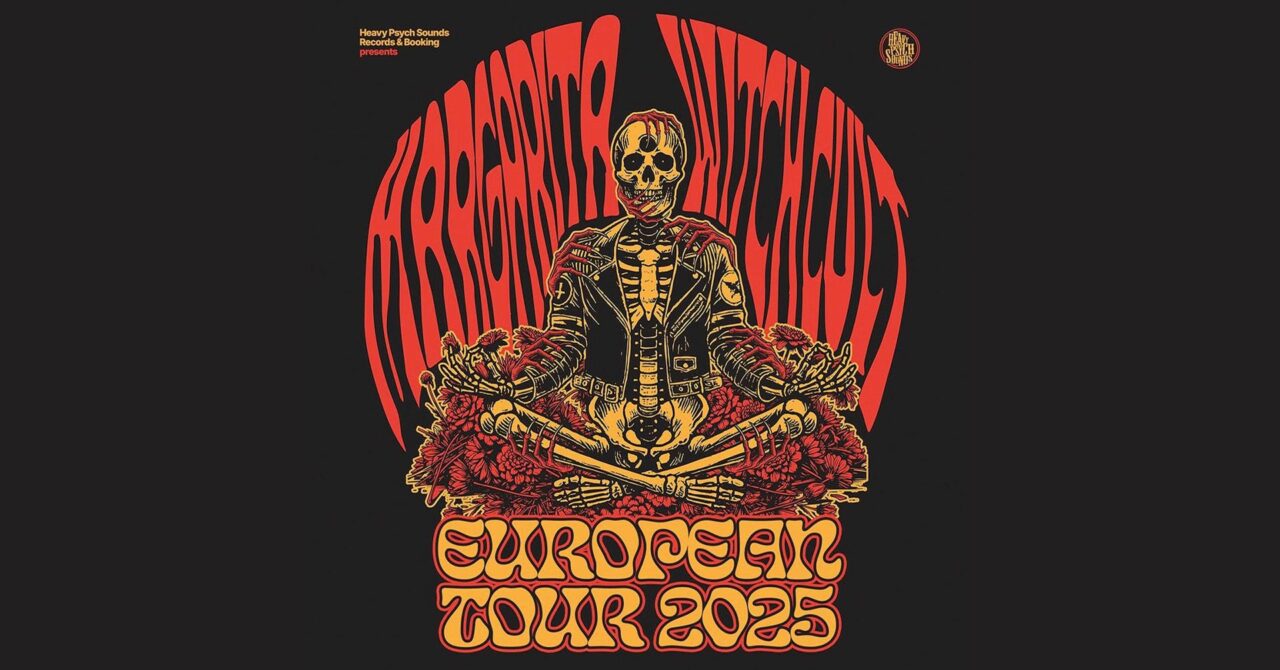 Erlebt Margarita Witch Cult live in Jena am 04.07.2025! Stoner, Sludge & Thrash Metal aus der Sabbath City – laut, roh & heavy. Jetzt Tickets sichern! Gfx. FB-Banner Cosmic Dawn/Kuba Jena