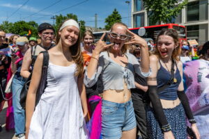 Der Christopher Street Day 2025 in der Jenaer Innenstadt. Foto: Frank Liebold, Jenafotografx