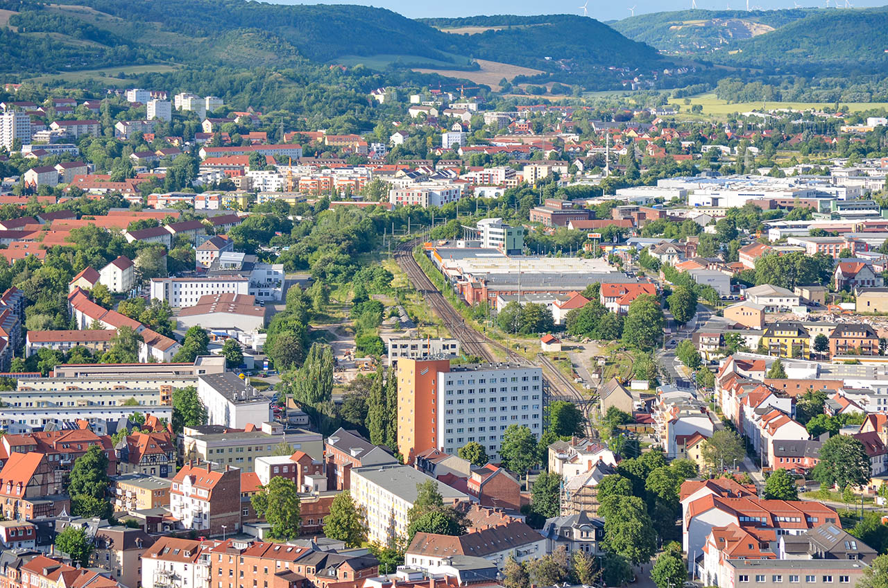 Blick auf Jena-Nord, Foto: Frank Liebold, Jenafotografx
