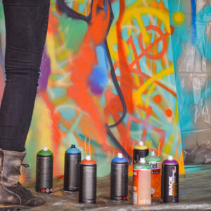 Graffiti Workshop „Schmierkeck“ im Kassablanca Jena, Foto: Jenafotografx