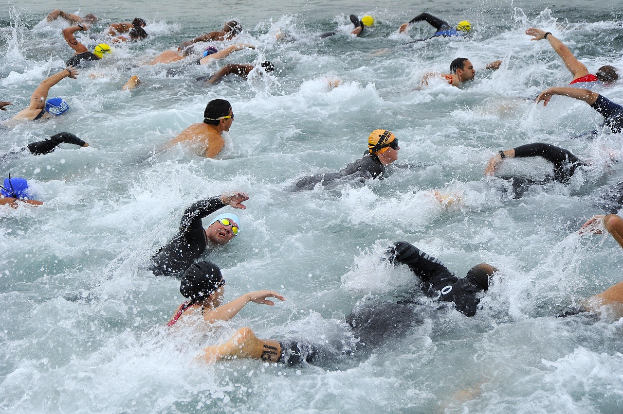 Paradiestriathlon 2025 im Südbad Jena, Symbolfoto Pixabay