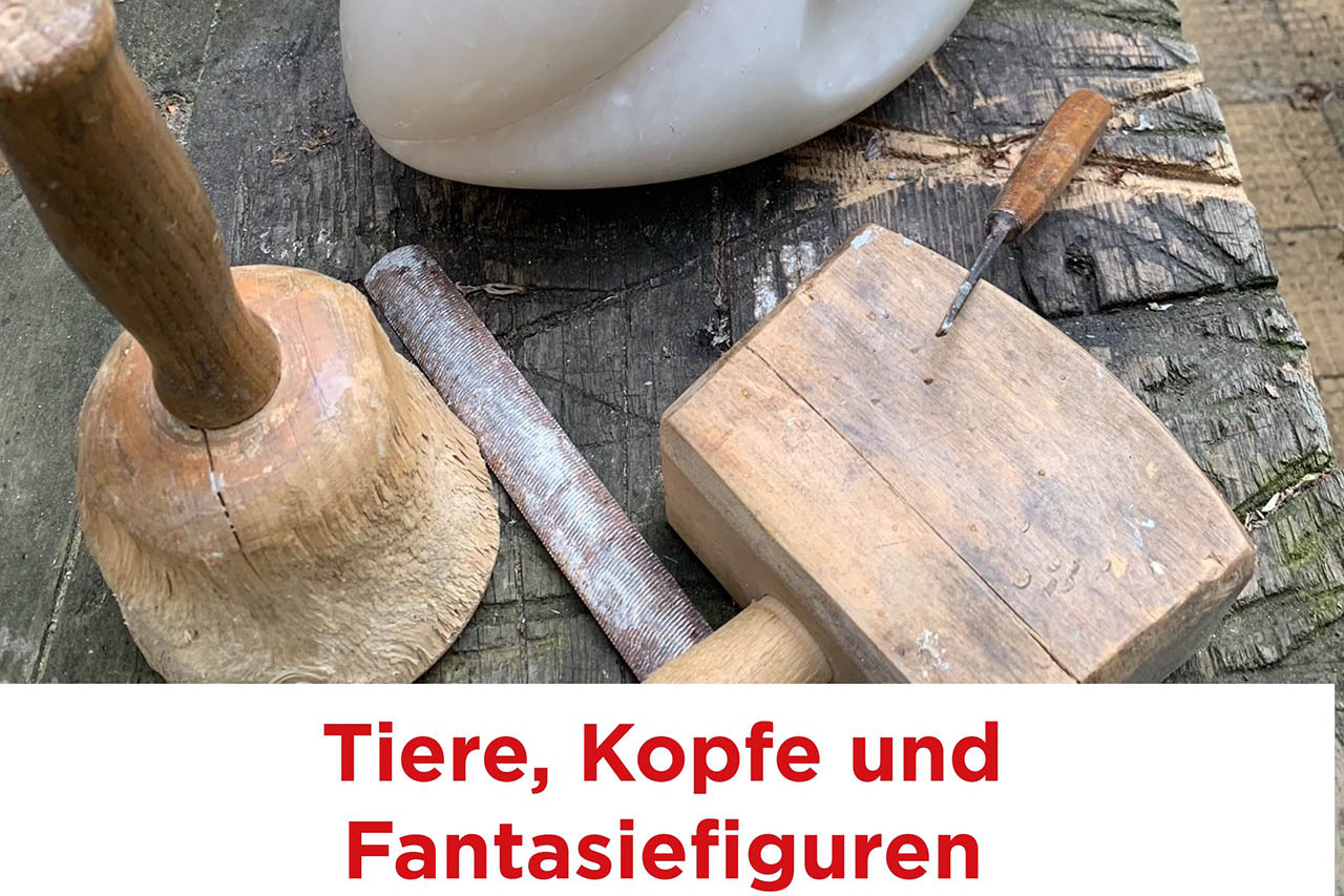 02.07.2025 bis 04.07.2025 TIERE, KÖPFE UND FANTASIEFIGUREN BILDHAUEREI, Fotografiik - WS. Künstlerische Abendschule Jena