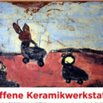 Keramik-Ferienworkshop 2025 in Jena, Grafikbanner Künstlerische Abendschule Jena