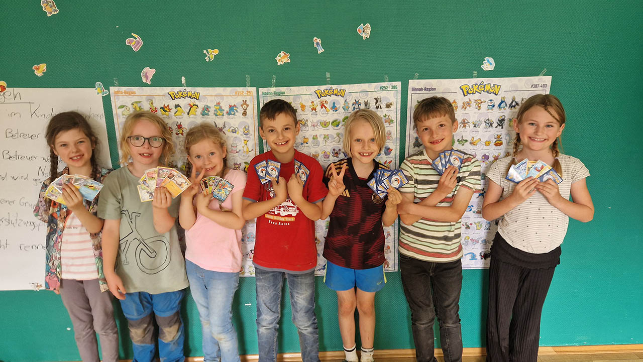 Pokémon-Ferienfreizeit in Jena: Abenteuer, Ausflüge & Spielspaß für Kinder im Kindergarten Abenteuerland – gefördert mit Bildungsgutschein. Foto: AWO Kita Abenteuerland