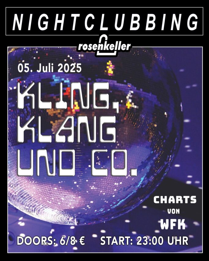 Rose Nightclubbing Jena – Samstags im Rosenkeller. Gfx. Fb-Banner Rose Jena