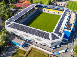 Zukunftsstrategie für den Sport in Jena. Foto: Blick aufs Jenaer Ernst-Abbe-Sportfeld // Frank Liebold, Jenafotografx