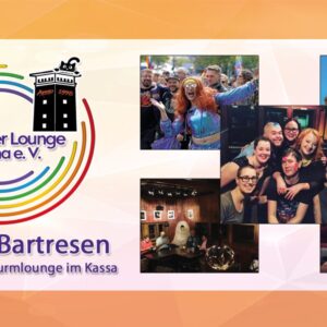 Treffpunkt für queere Menschen und Allies: Der Queere Bartresen im Kassa Jena bietet Vernetzung, Gespräche & entspannte Vibes. Eintritt frei! Grafik, WS-Banner Kassa Jena