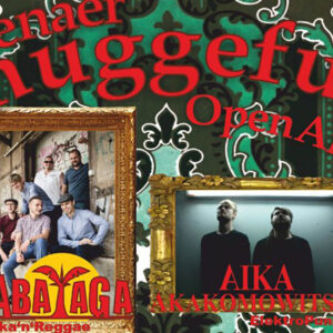 Das 2. Muggefug Open Air steigt am 23.08.2025 in Jena! Mit Bands aus Ska, Punk & Elektro. Jetzt Tickets sichern und dabei sein bei der Sommerparty an der Papiermühle. Gfx. FB Eventbanner Muggefug Open Air Jena